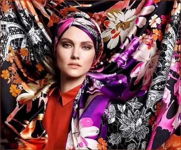 تصویر 5 از خرید و فروش روسری نخی قواره بزرگ طرح دار با شرایط فوق العاده